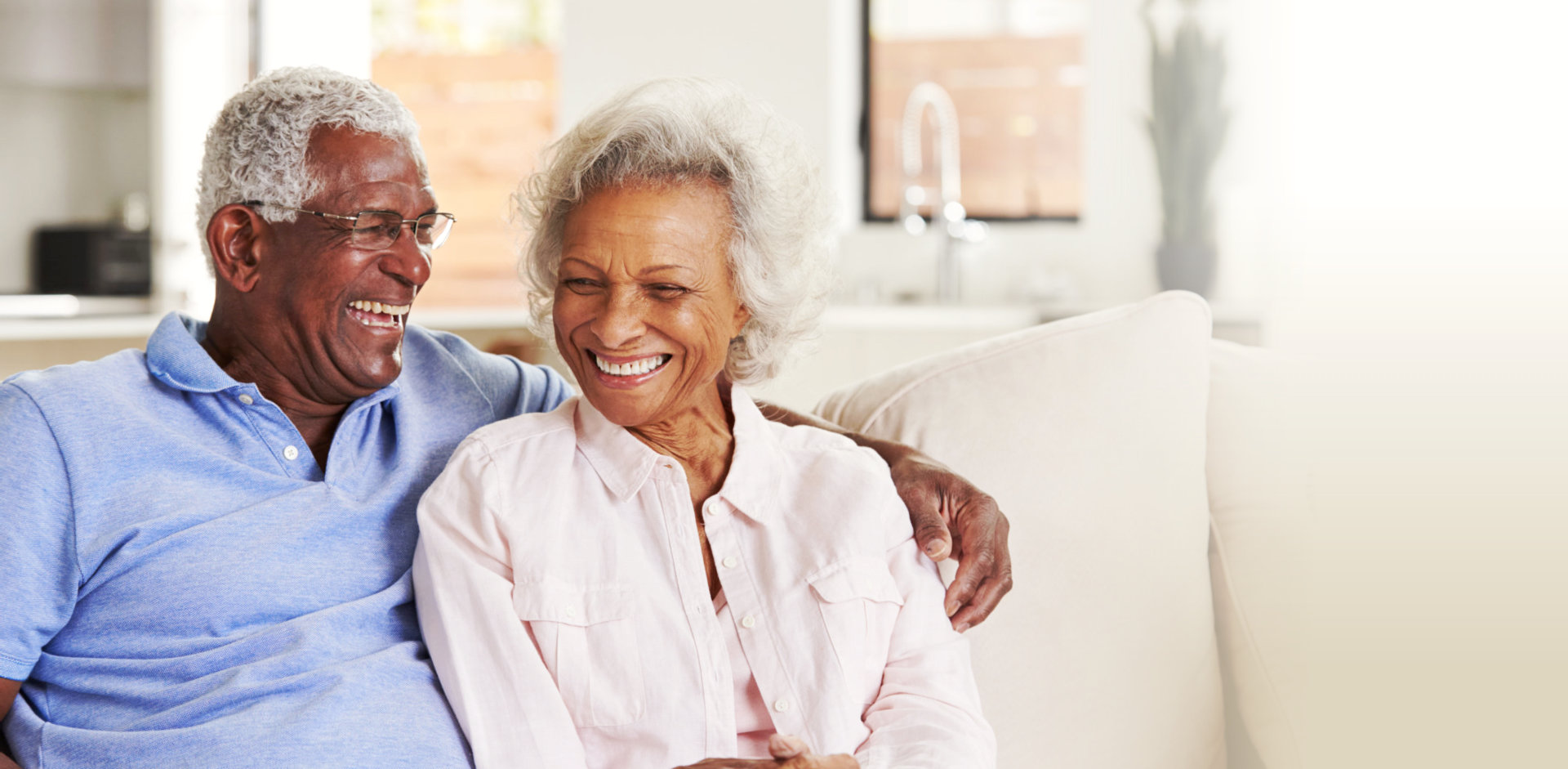 happy elderly couple